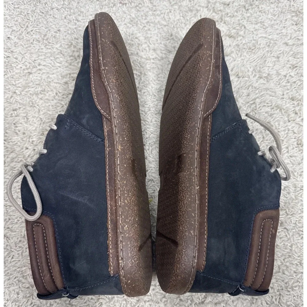 Clarks Trappell Mid Leather Chukka Boots Shoes Mens 10 Crepe Sole Casual Comfort